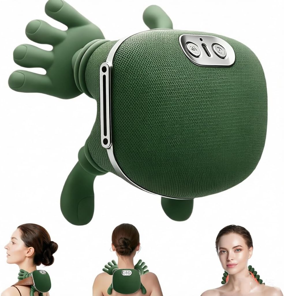 Massager for Shoulders and Body - Cervical Spine Relief Device with Electric Kneading Function for Home Use